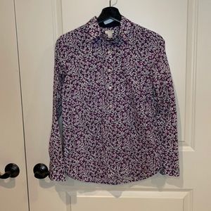 J Crew floral shirt